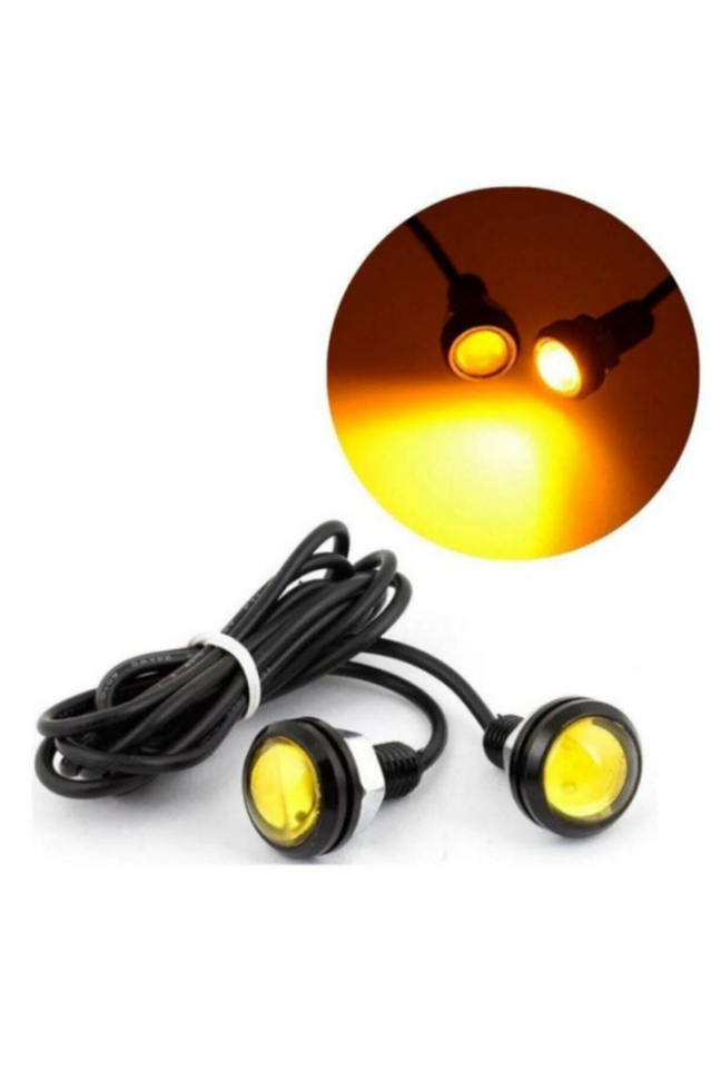 Kartal Göz Ayna Altı Led Sarı (Amber)