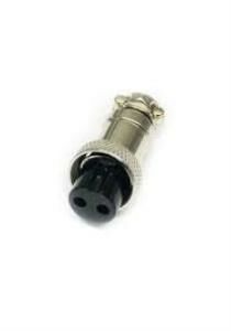 2 li Mic Dişi Konnektör - (Gx-16) ( 5 Adet )