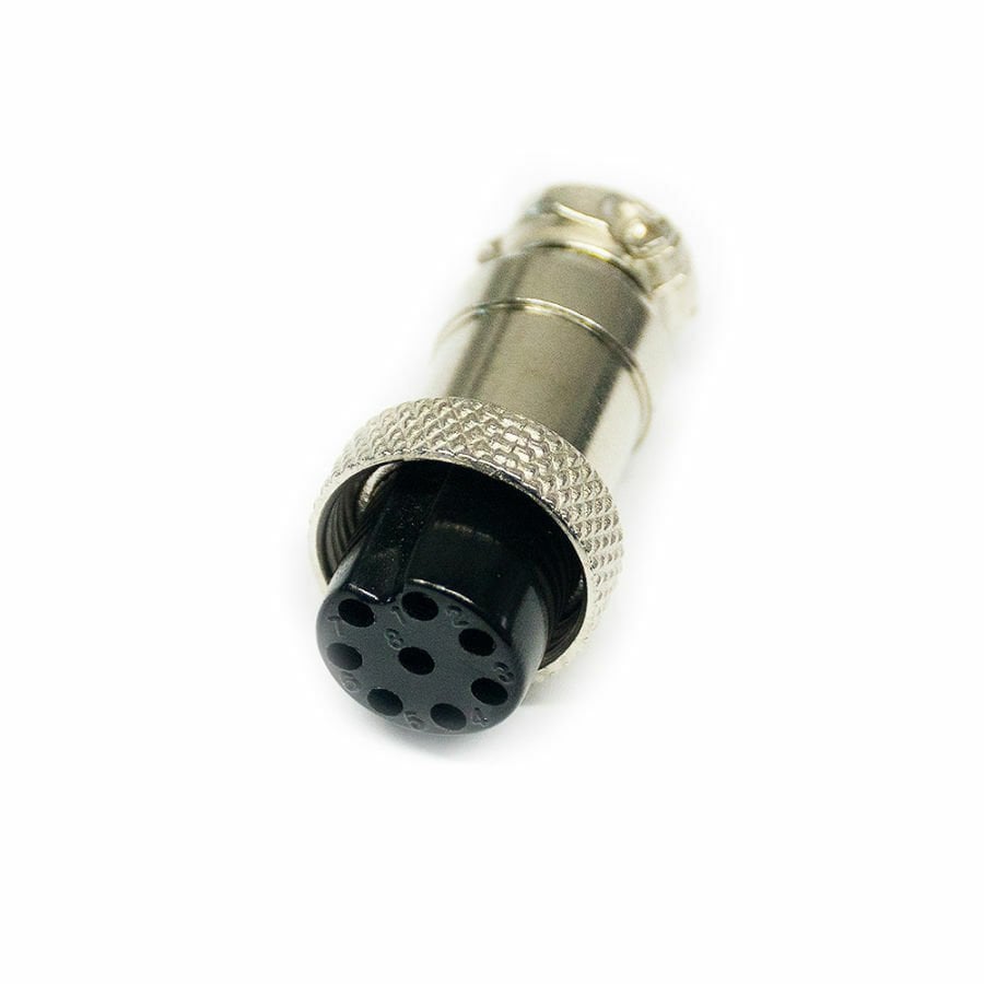 8 li Mic Dişi Konnektör - (Gx-16) ( 5 Adet )