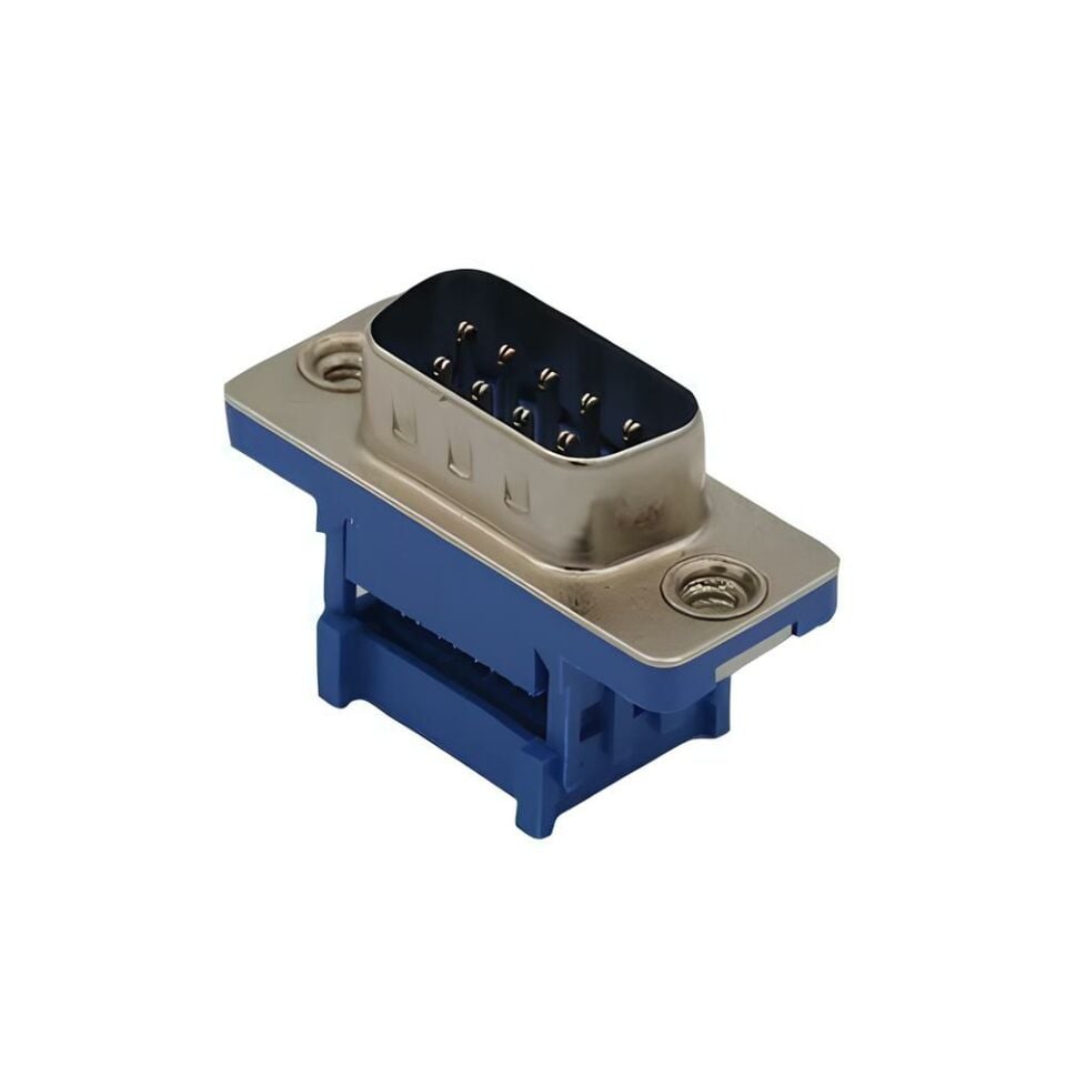9 Pin Flat Kablo Tip Erkek D-Sub Konnektör ( 10 Adet )