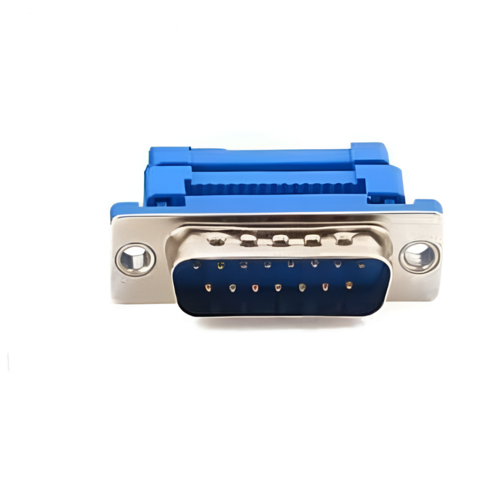 15 Pin Flat Kablo Tip Erkek D-Sub Konnektör ( 10 Adet )