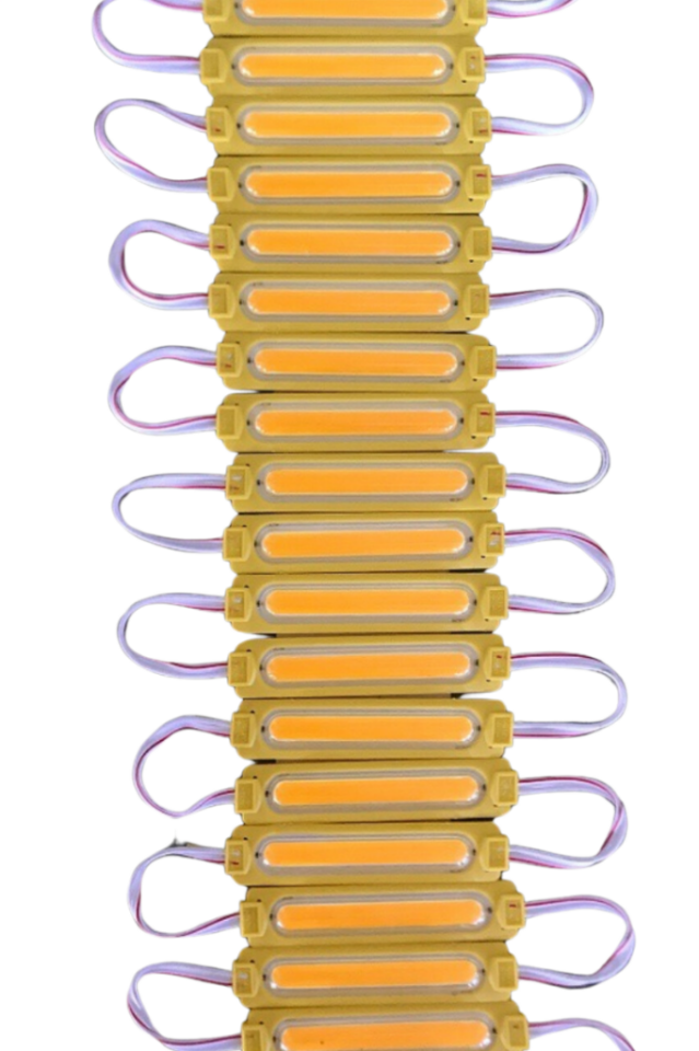 12 Volt 2 Watt Cob Led Modül Sarı (10 Adet)