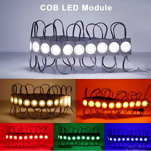 Tekli Su Geçirmez 12 Volt 2.4 Watt Modül Led Mavi (10 Adet)