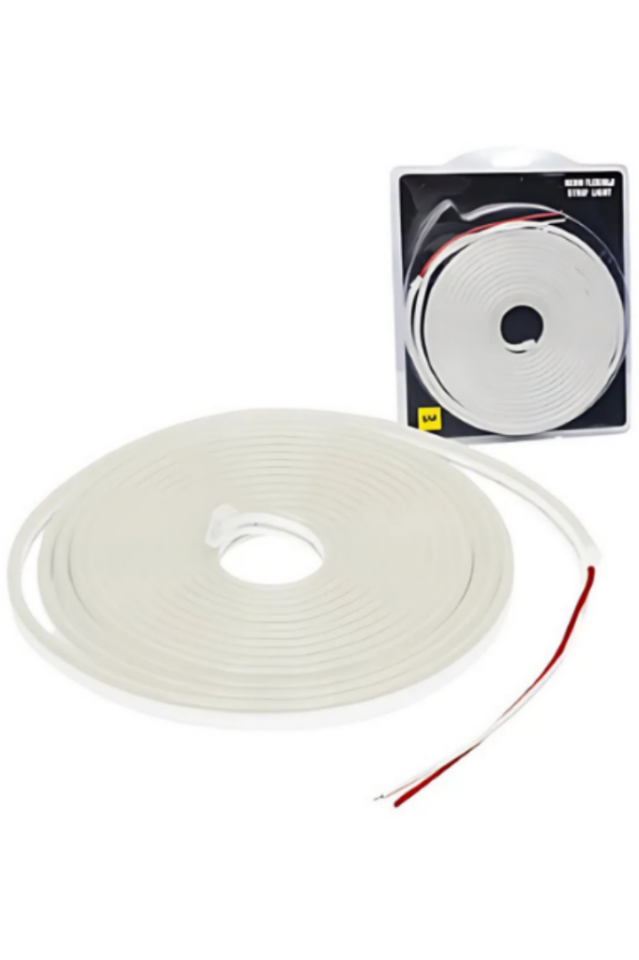Neon Led Sarı 12 Volt 6x12mm (5 Metre)