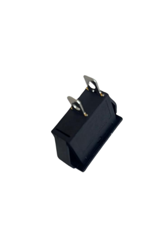 Tekli Dar Işıksız On-Off Anahtar 2 Pin Switch (10 Adet)