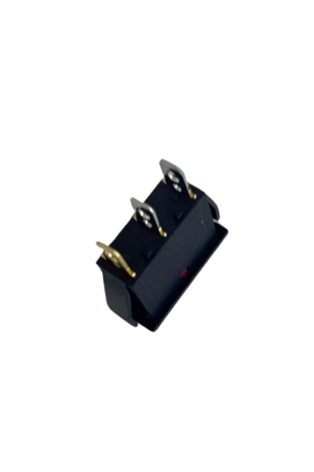 Tekli Dar Işıklı On-Off Anahtar 3 Pin Switch (10 Adet)
