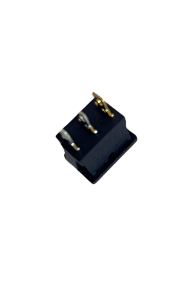 Kare On-Off Işıklı Anahtar 3 Pin Switch (10 Adet)