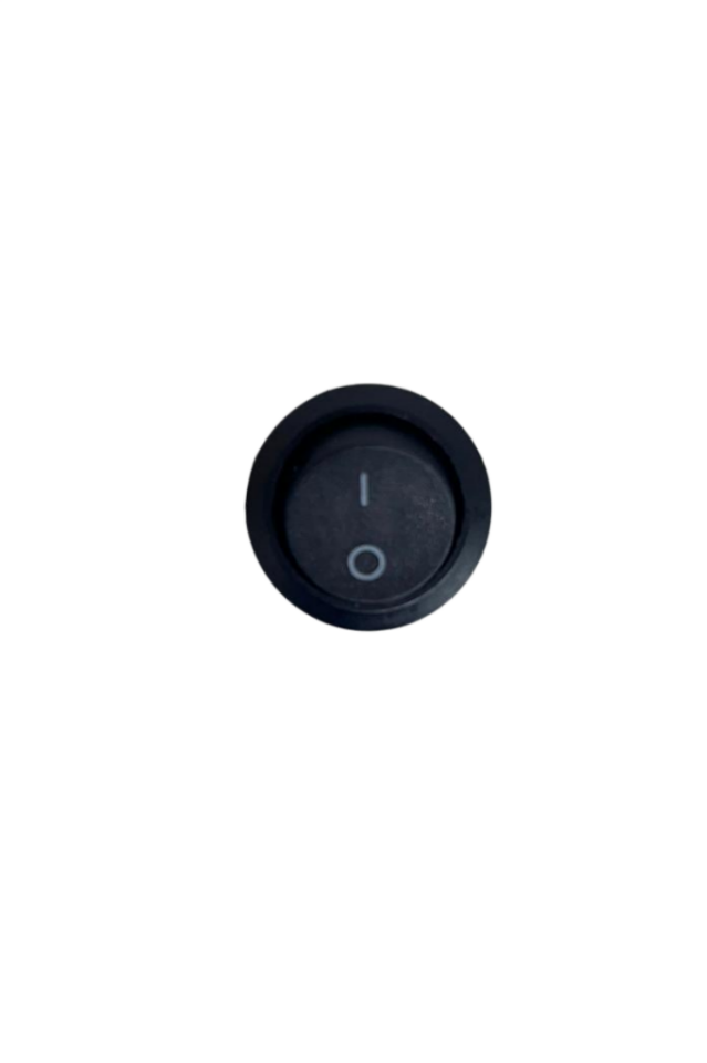 Yuvarlak On-Off Işıksız Anahtar 2 Pin Switch (10 Adet)