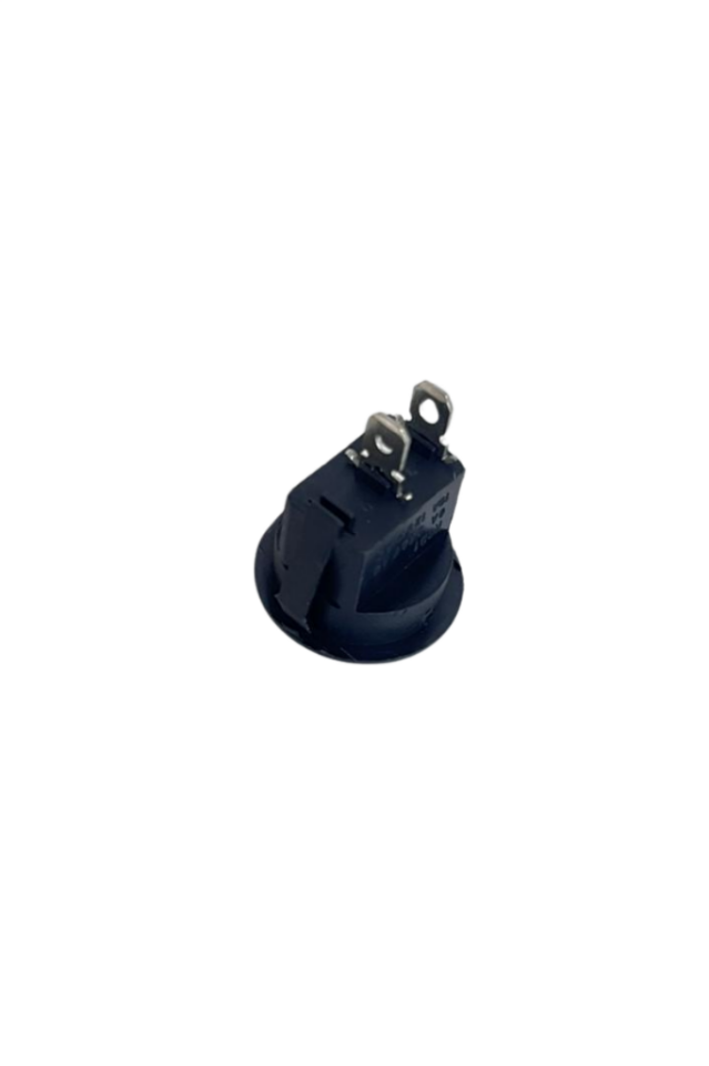 Yuvarlak On-Off Işıksız Anahtar 2 Pin Switch (10 Adet)