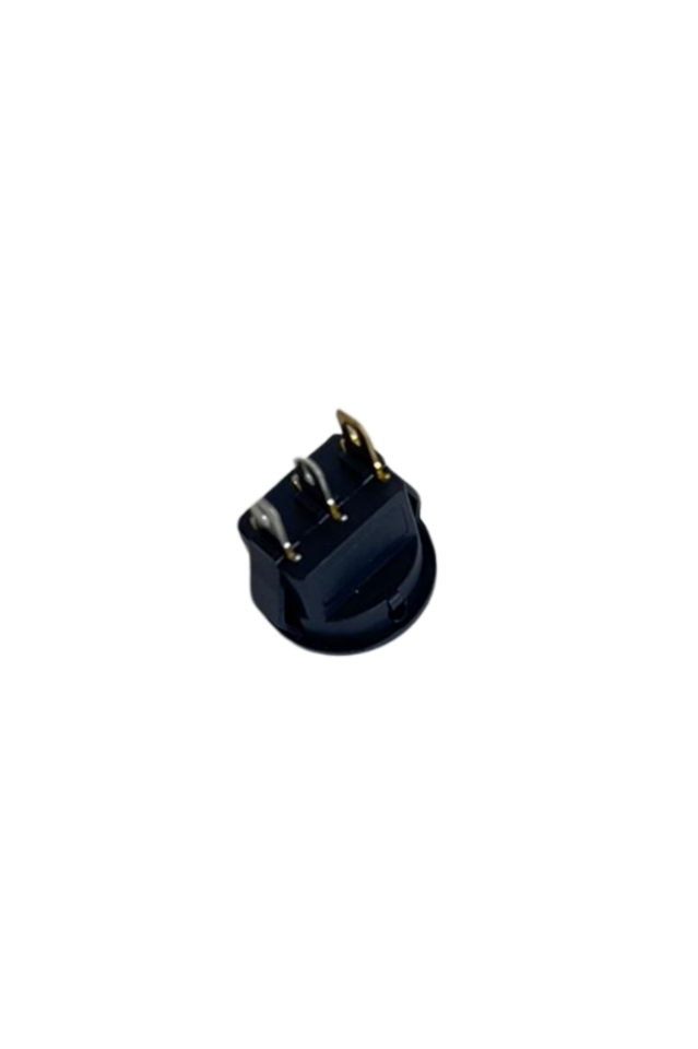 Mini Yuvarlak On-Off Işıklı Anahtar 3 Pin Switch (10 Adet)