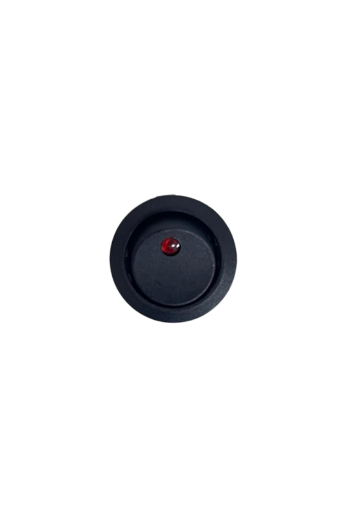 Yuvarlak On-Off Nokta Işıklı Anahtar 3 Pin Switch (10 Adet)