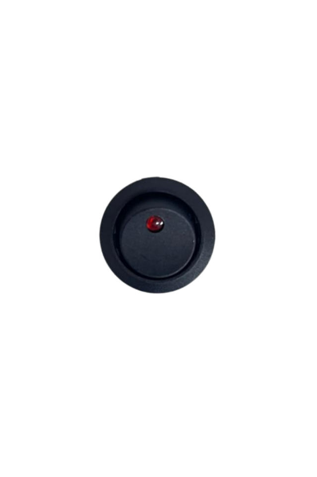 Yuvarlak On-Off Nokta Işıklı Anahtar 3 Pin Switch (10 Adet)