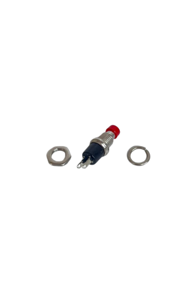 7MM Buton Kırmızı PBS-105 (10 Adet)