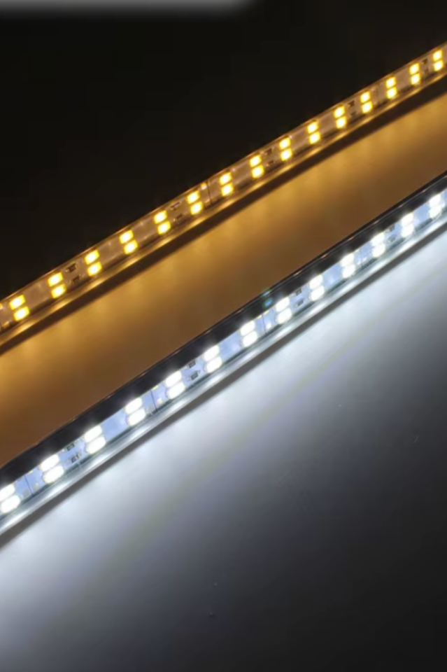 Alüminyum Kasalı Çubuk Barled 12V 72 Ledli 5730 Şeffaf Cam BEYAZ Led