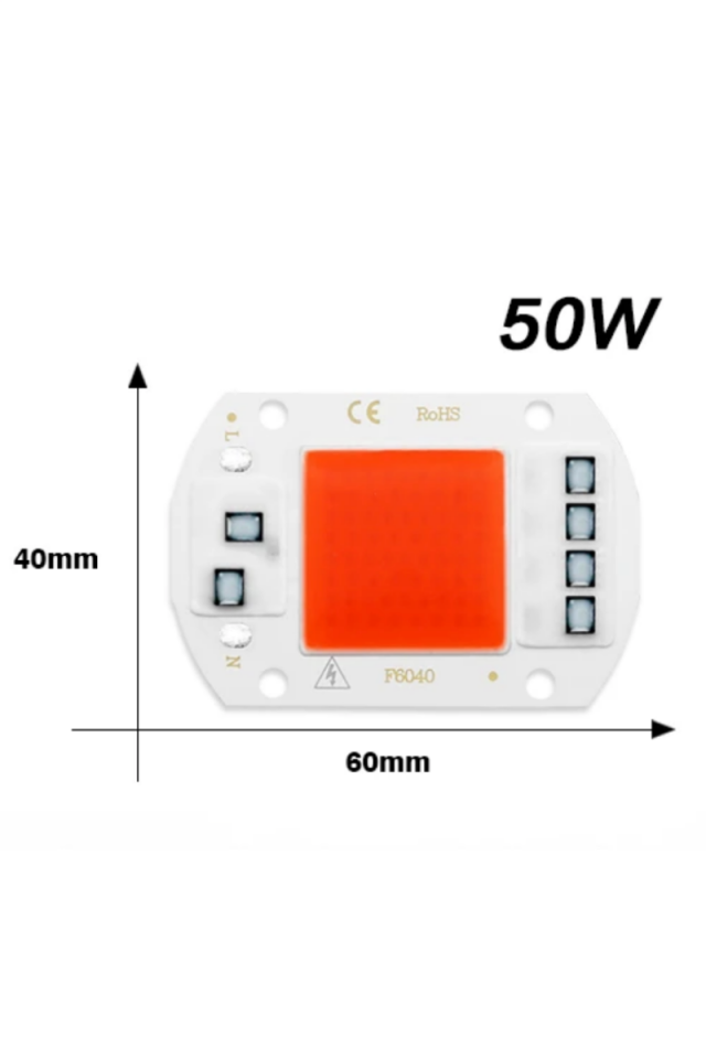 Grow Cob Led 220v 50w Full Spectrum Bitki Yetiştirme Ledi