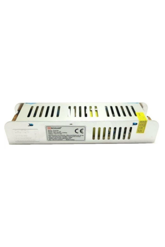 12 Volt 10 Amper Metal Slim Kasa 120 Watt Adaptör