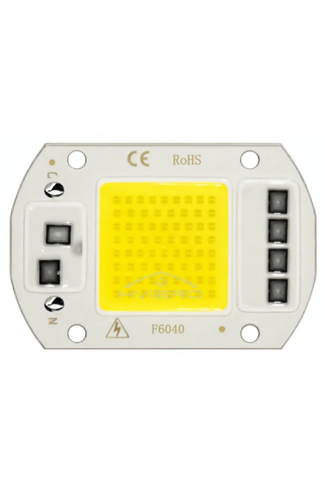 220 Volt 50 Watt Beyaz Projektör Cob Led Çipi