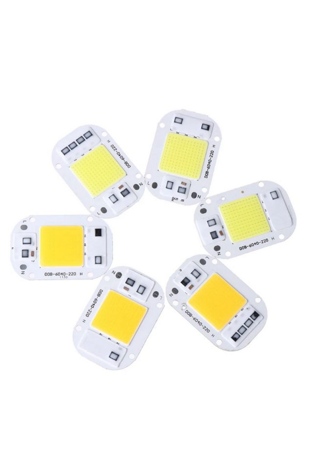 220 Volt 50 Watt Beyaz Projektör Cob Led Çipi
