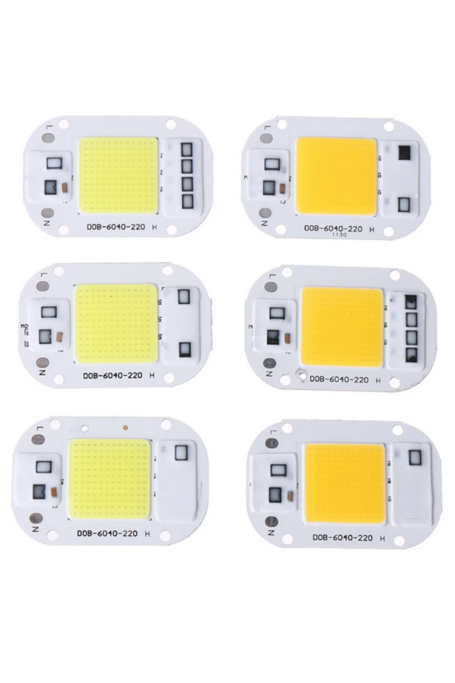 220 Volt 50 Watt Amber Projektör Cob Led Çipi