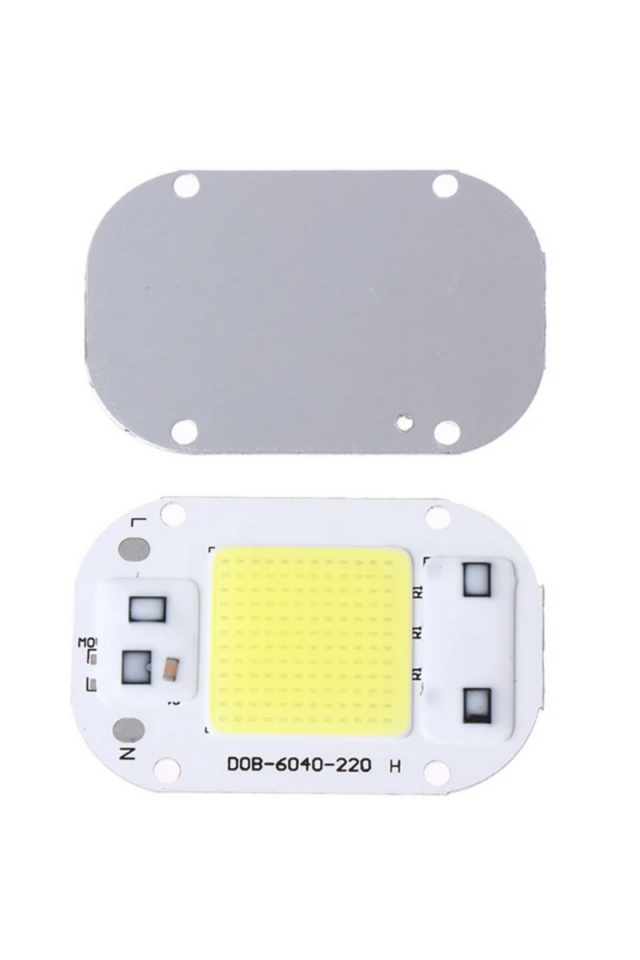 220 Volt 50 Watt Mavi Projektör Cob Led Çipi