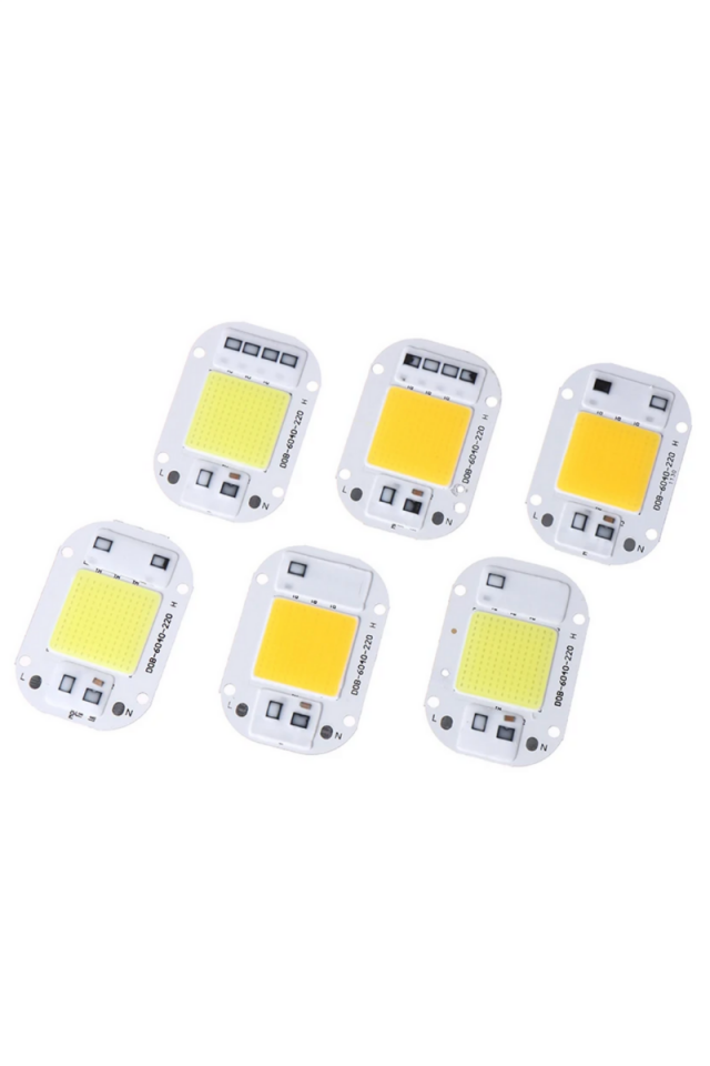 220 Volt 50 Watt Pembe Projektör Cob Led Çipi