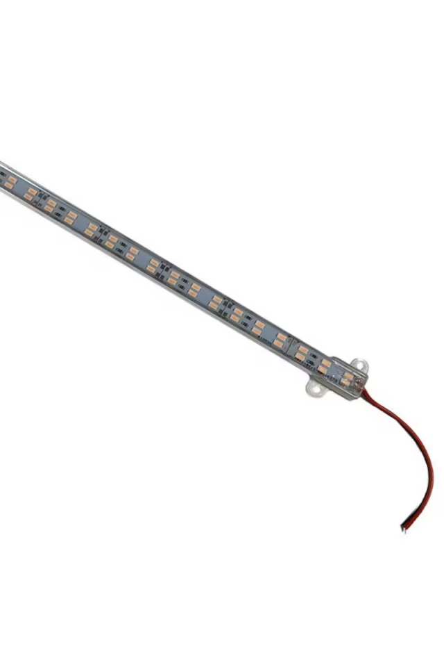 12V Çift Sıra Su Geçirmez Çubuk Led Beyaz (1 Metre)