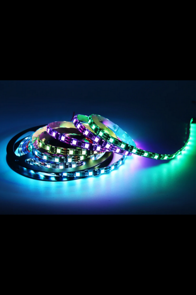 12 Volt Adreslenebilir ARGB Pixel Şerit Led WS2811 Metrede 60 Led IP20 İç Mekan (5 M)