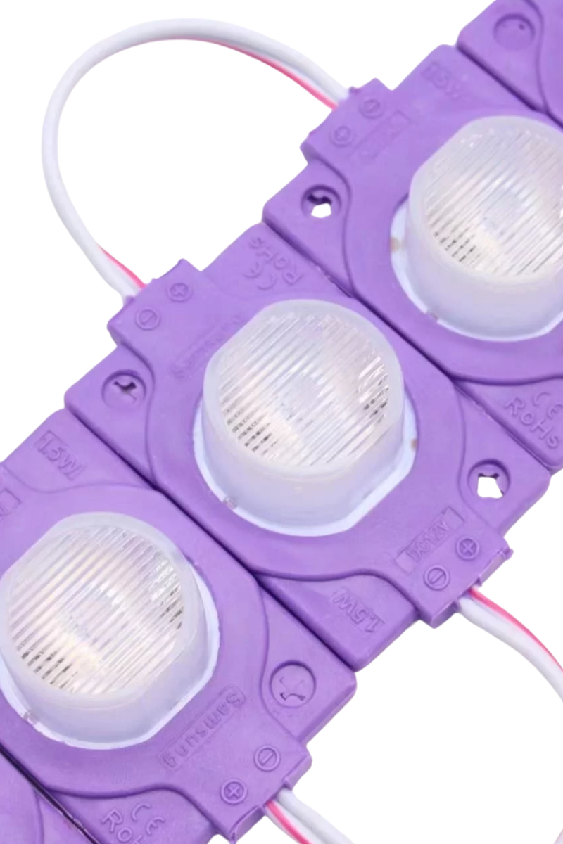 Tek Lensli Modül Led Mor 1.5w (10 Adet)