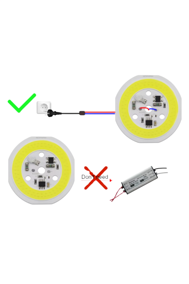 20 Watt  Cob Led 220 Volt Beyaz 6500 Kelvin