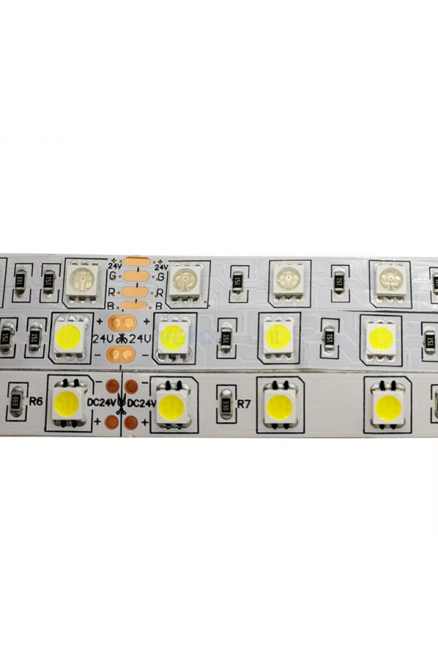 24 Volt 5050 Şerit Led Kırmızı IP65 (5 Metre)