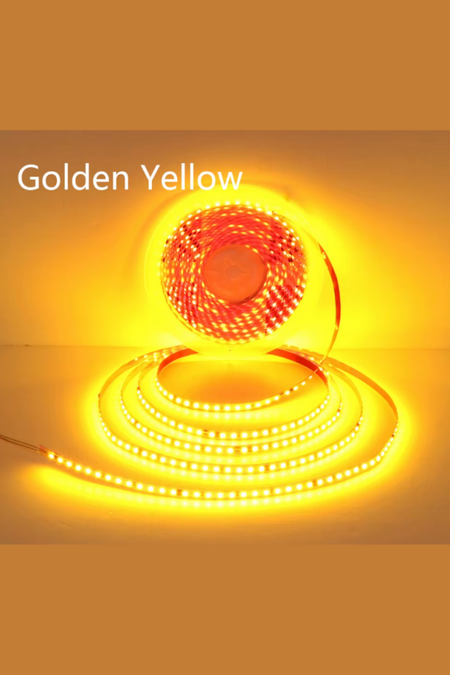 220 Volt Şerit Led Dim Edilebilir 10 Cm De Bir Kesilebilir Sarı (Amber) IP20 Şerit Led (10 Metre)