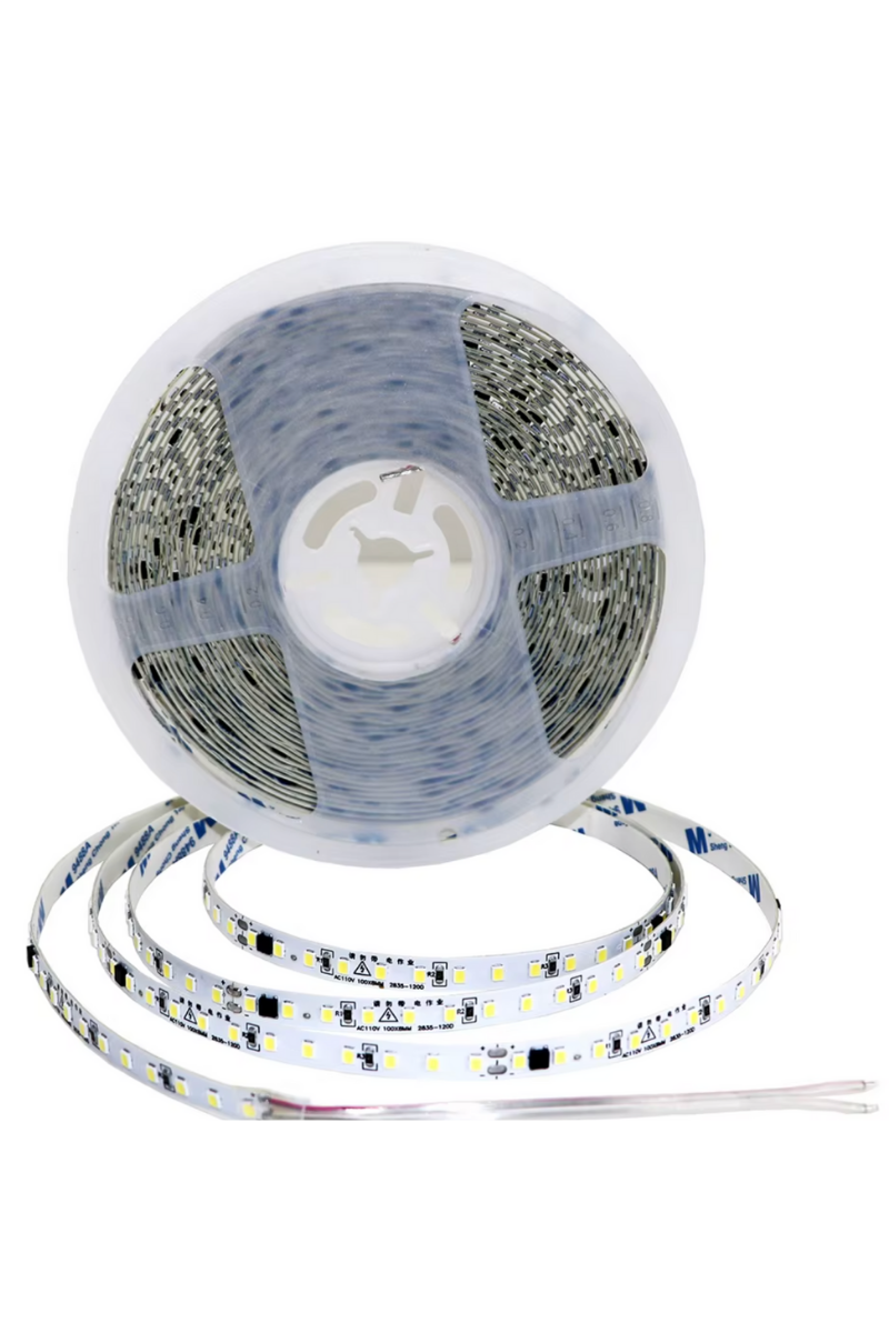 220 Volt Şerit Led Dim Edilebilir 10 Cm De Bir Kesilebilir Sarı (Amber) IP65 Şerit Led (5 Metre)